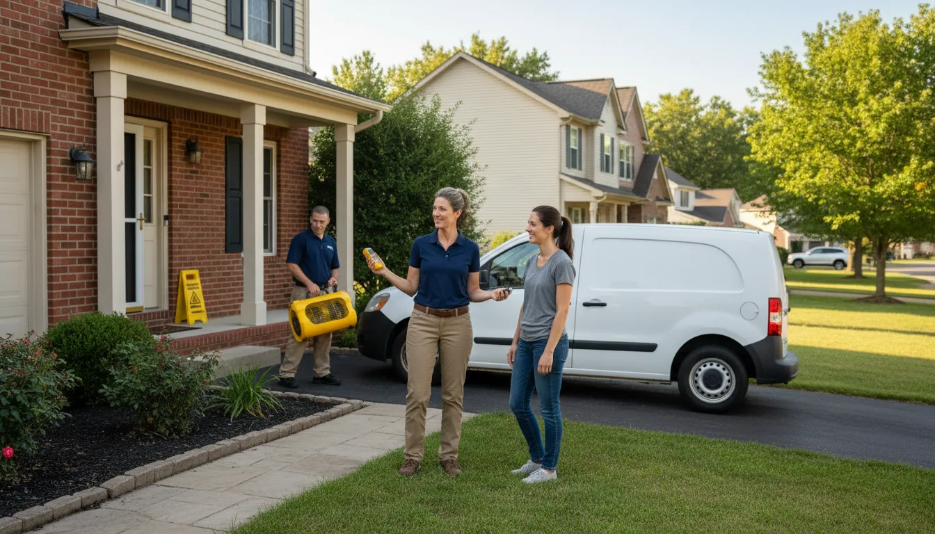 Water restoration image for Mildew Remediation in Dexter, MI